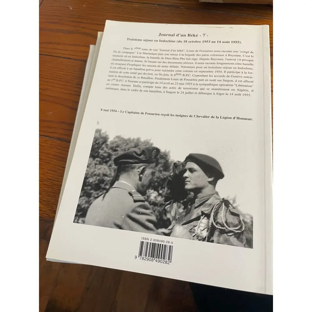 Journal d’un Béké Complete Vol 1-8 Louis de Lucy Fossarieu WWII Indochina